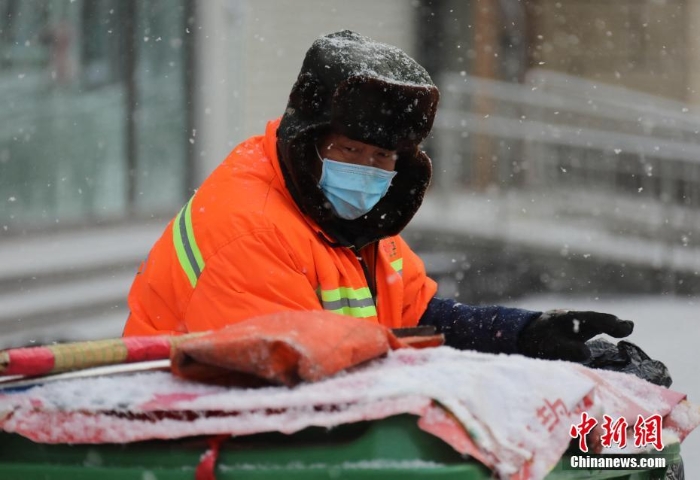 疫情下的河北固安：風雪中的堅守