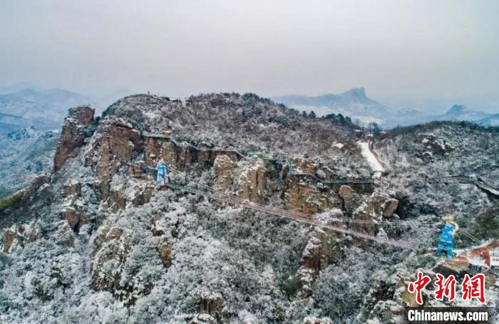 馬仁奇峰景區(qū)大雪暫停開放 安徽省文旅廳供圖