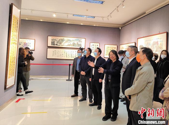 72幅兩岸書畫名家作品福建寧德展出