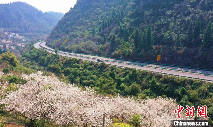 三峽專用公路穿越崇山峻嶺?！∶璐?攝