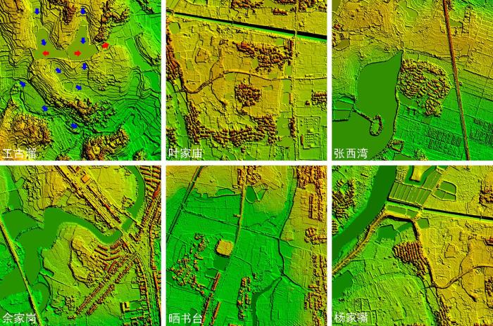 大別山西南聚落的數字表面模型(1km×1km)?！⒔▏?供圖