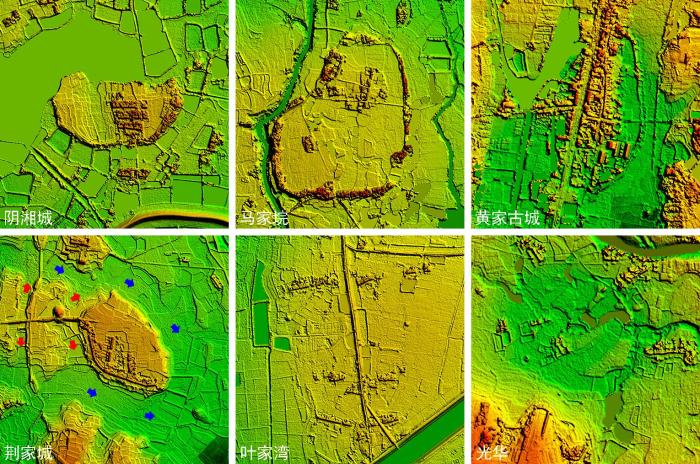 荊山南麓聚落的數字表面模型(1km×1km)?！⒔▏?供圖