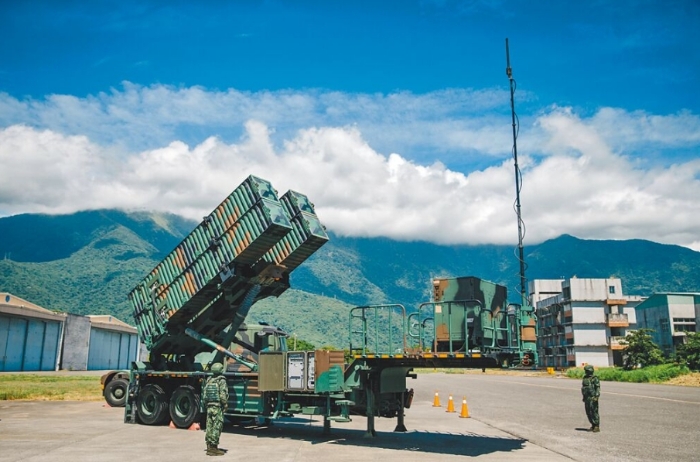 臺海軍將建造6座岸置魚叉導彈陣地與9座岸置雄風導彈陣地。圖片來源：臺灣《中國時報》。